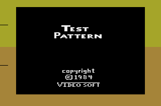 Color Bar Generator title screen for Atari 2600